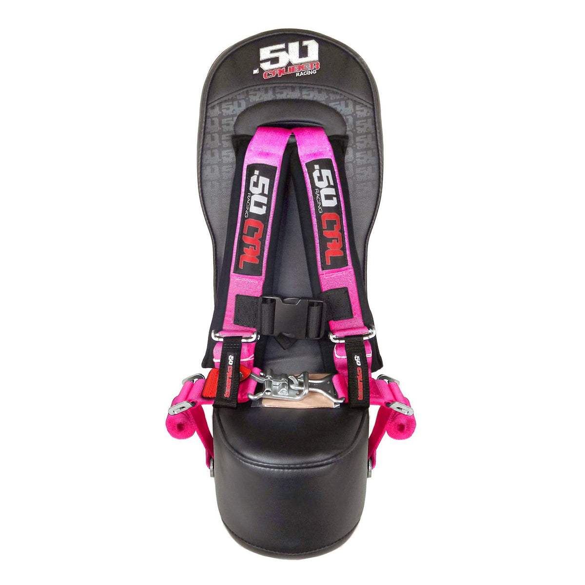 Rogue Pink | Wildcat Bump Seat with Racing Latch Style Harness - Pink Straps