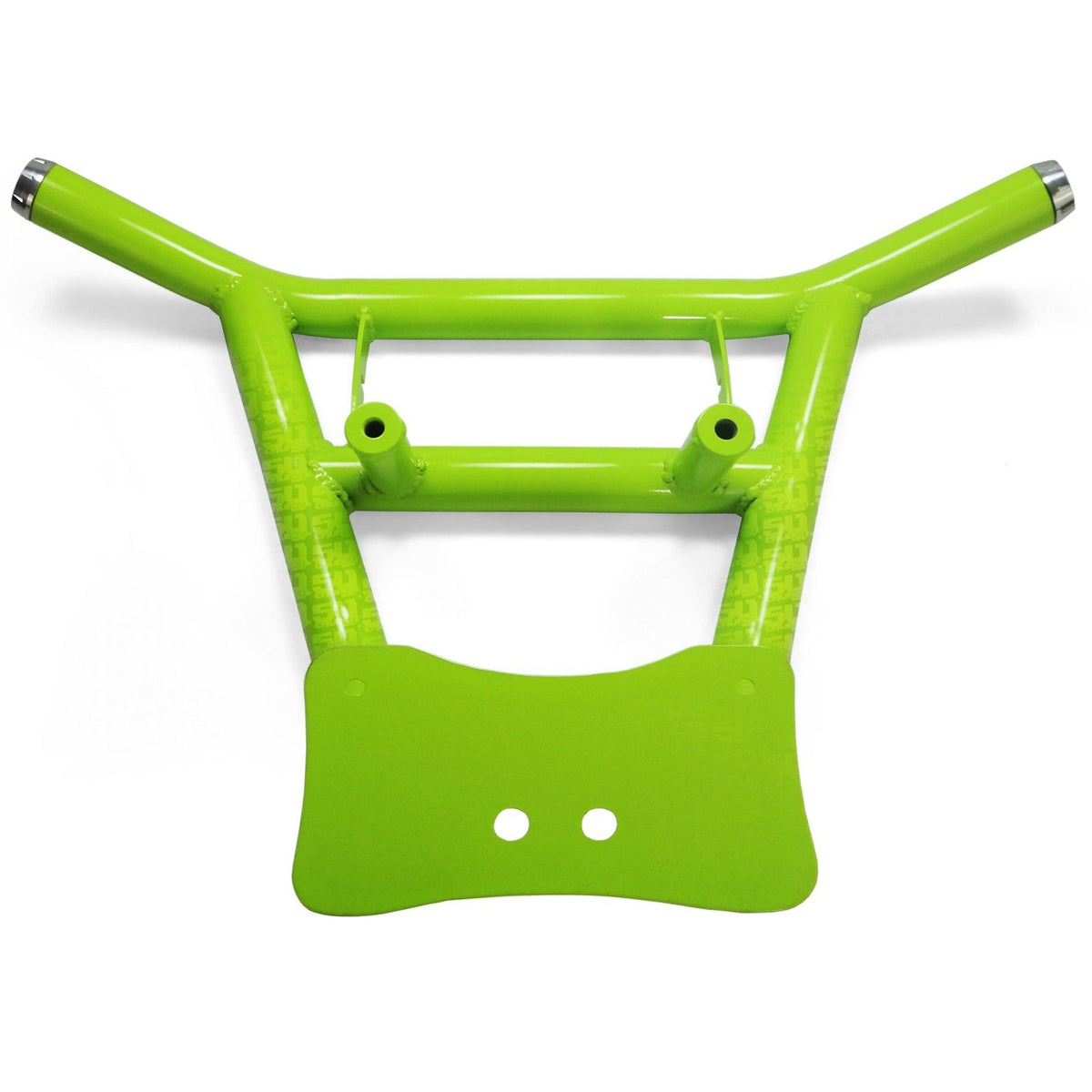 Lime Squeeze | Custom Tubular Front Bumper for Polaris RZR XP1000 with Light Bar Tabs and Powdercoat Finish