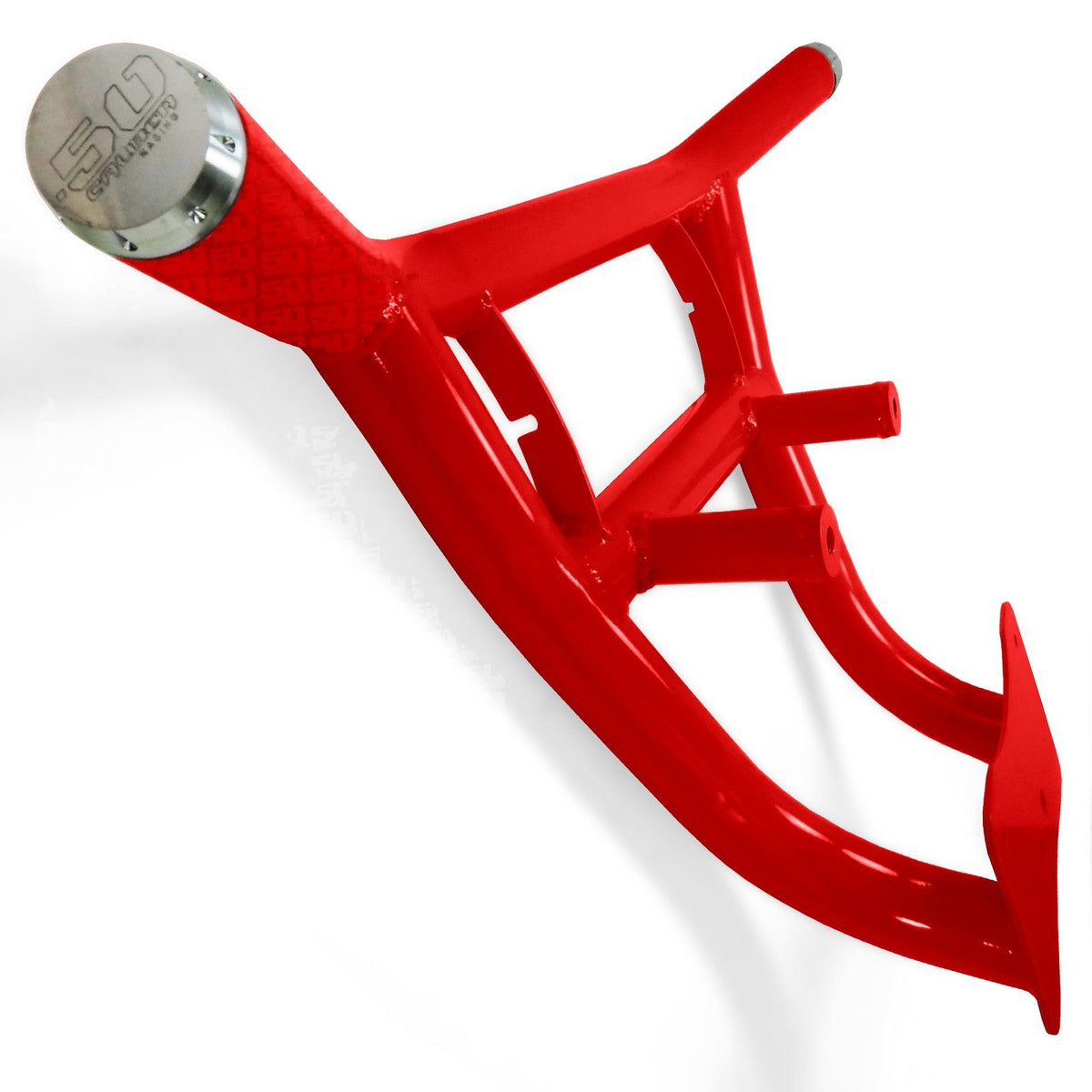 Red | Custom Tubular Front Bumper for Polaris RZR XP1000 with Light Bar Tabs and Powdercoat Finish