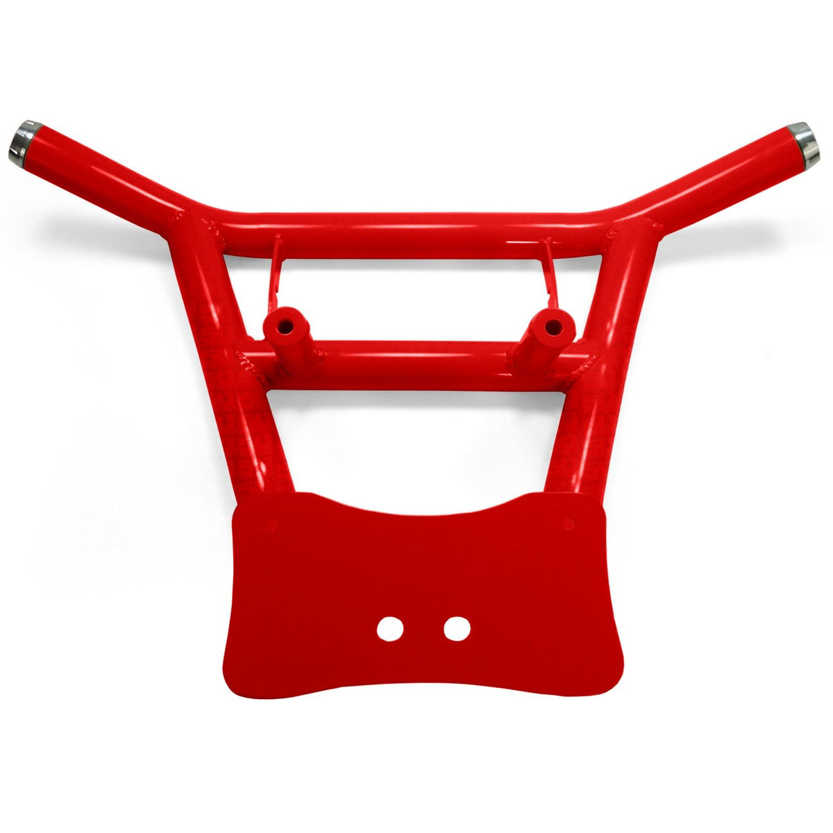 Red | Custom Tubular Front Bumper for Polaris RZR XP1000 with Light Bar Tabs and Powdercoat Finish
