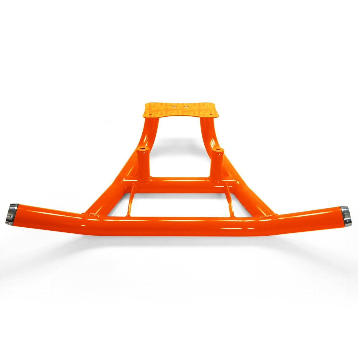 Orange | Custom Tubular Front Bumper for Polaris RZR XP1000 with Light Bar Tabs and Powdercoat Finish