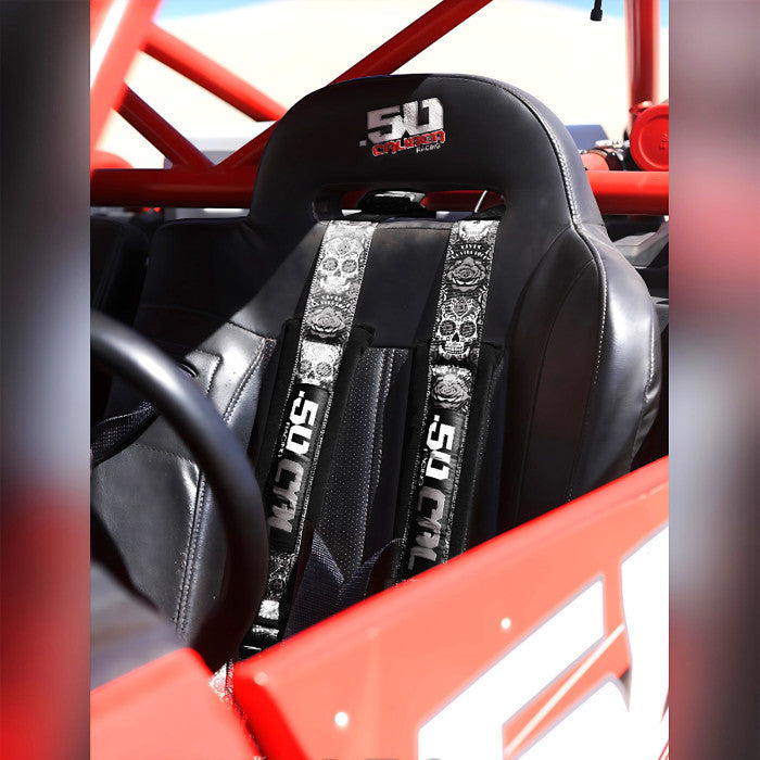 Black Sugar Skull | Elite Series 4 point Harness Installed in Polaris RZR UTV