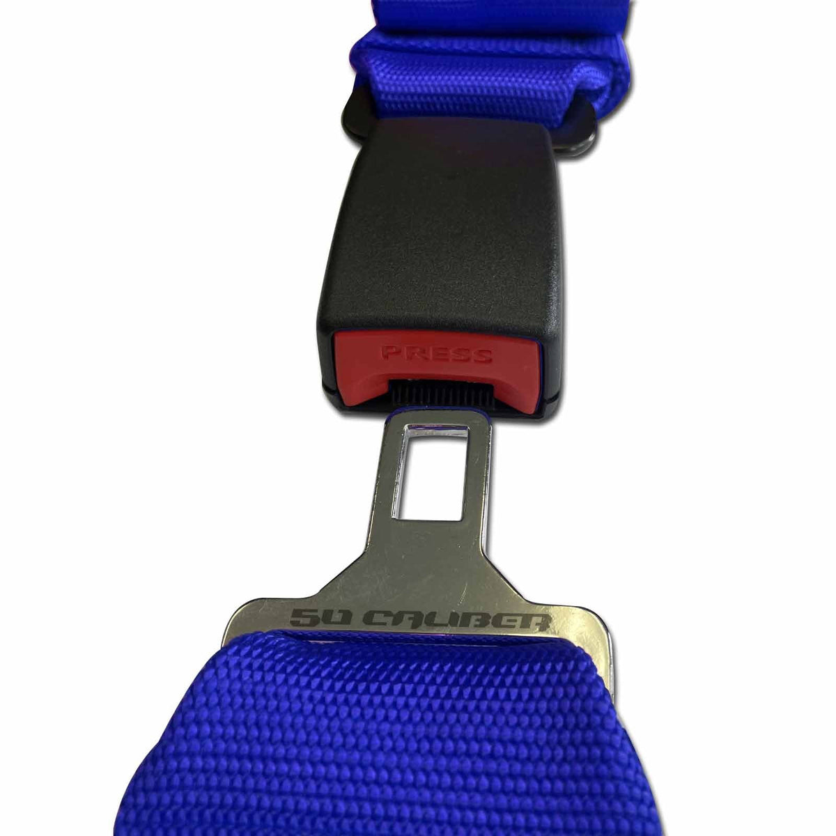 Nitro Blue | Blue | Quick Lock push button buckle detail on Pro Series UTV harness Blue