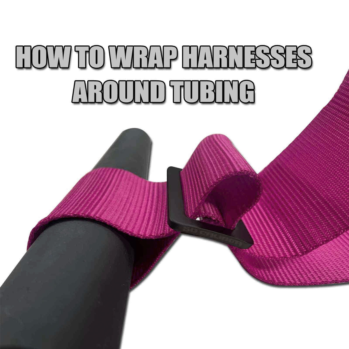 Rogue Pink | Pink | How to wrap Pink Pro Series UTV harness around roll cage tubing Pink