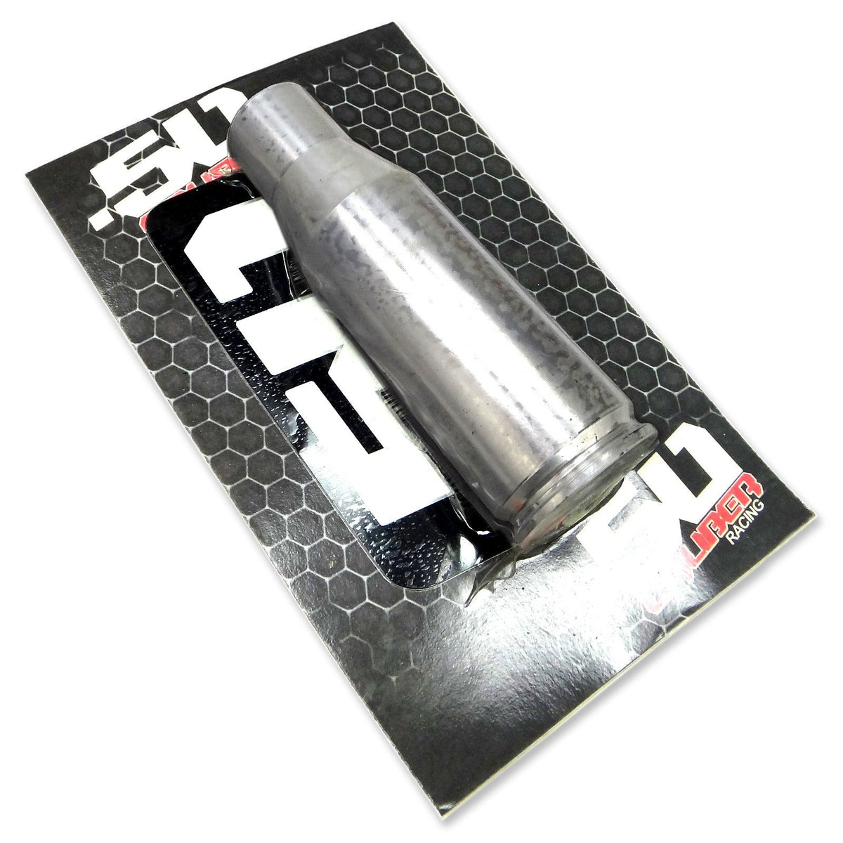 Raw Silver | 50 Caliber Racing Solid Billet Aluminum Shifter Knob with Bullet Design for Polaris RZR Raw, Black, Red, Orange, Blue, Lime and