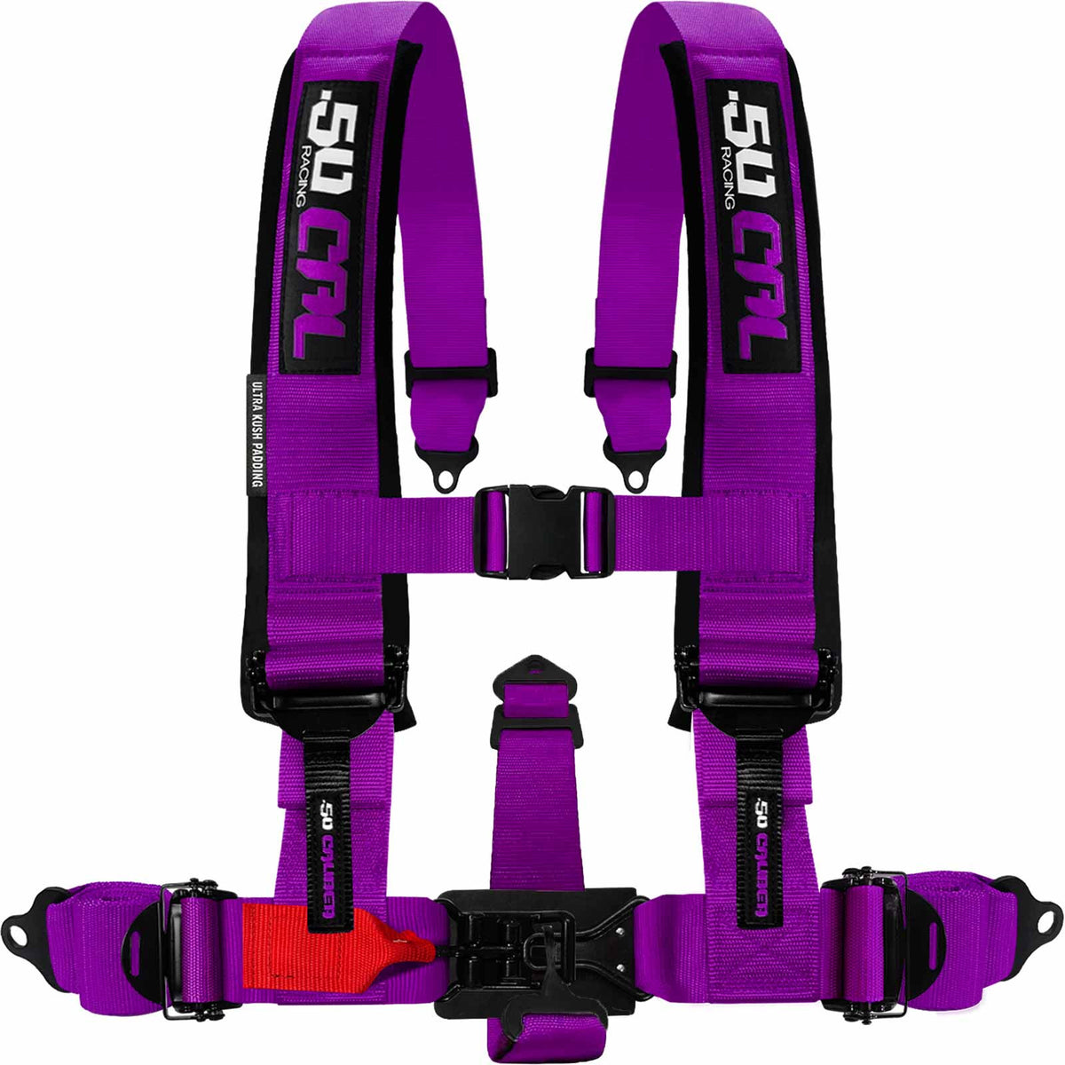 Violent Purple | 50 Caliber Racing Elite Series Violent Purple 5 Point UTV Harness Premium Off Road Safety