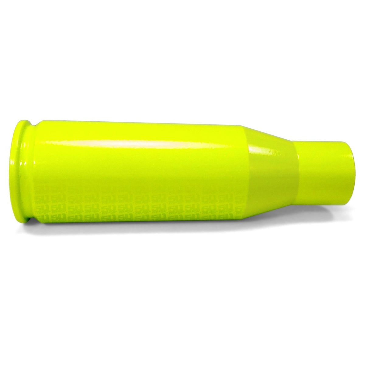 Lime Squeeze | 50 Caliber Racing Solid Billet Aluminum Shifter Knob with Bullet Design for Polaris RZR Raw, Black, Red, Orange, Blue, Lime and