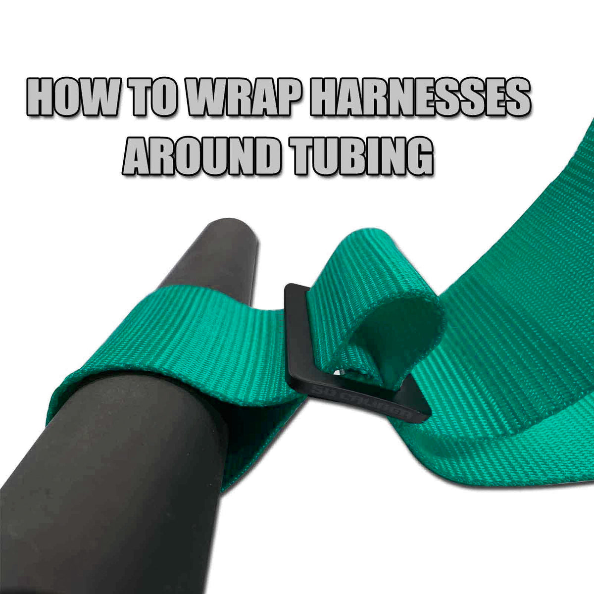Tidal Teal | Teal | How to wrap Green Pro Series UTV harness around roll cage tubing Teal