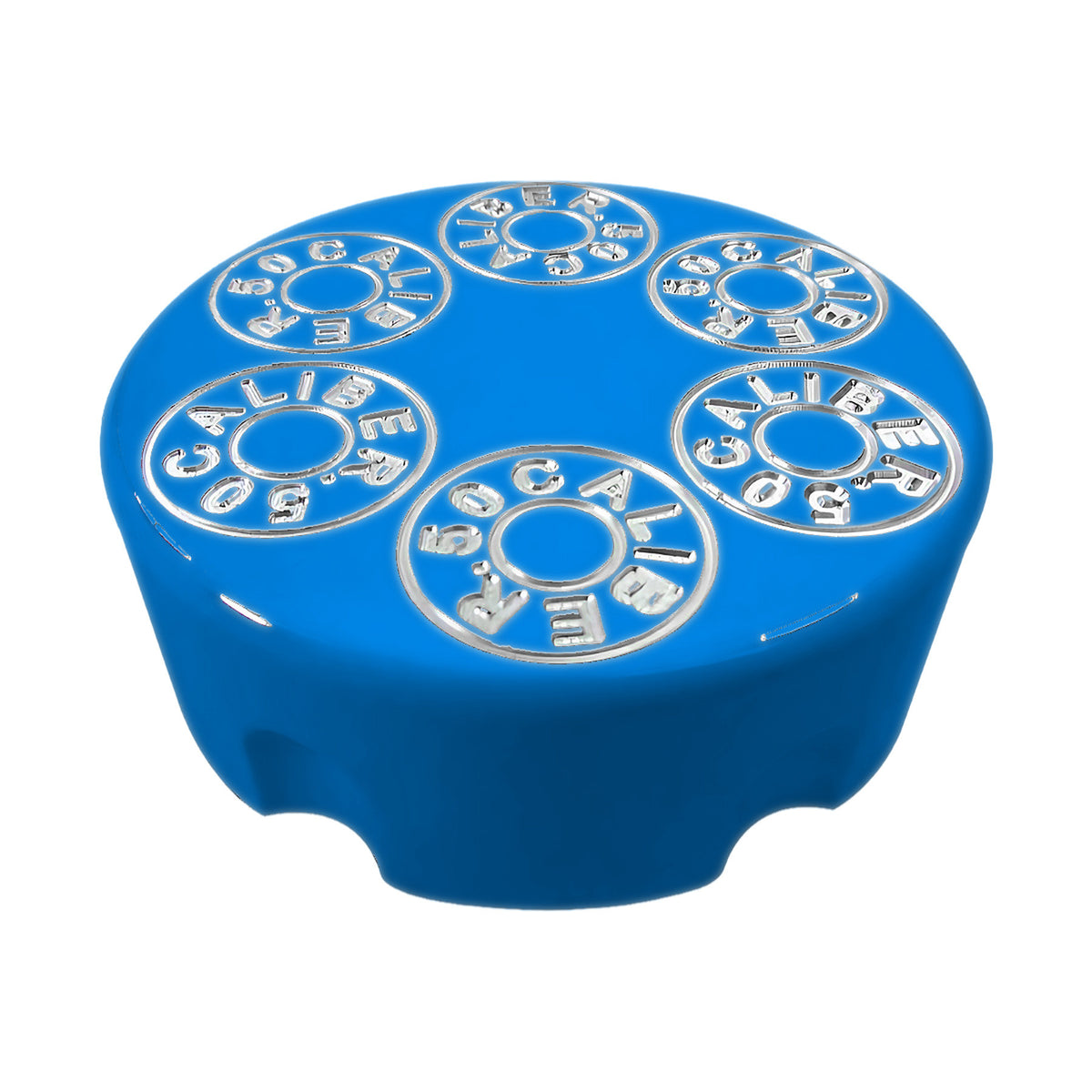 Voodoo Blue | CNC Machined 50 Caliber Racing Six Shooter Gas Cap - Polaris UTV and ATV models VOODOO BLUE