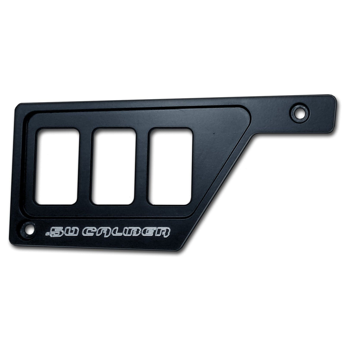 Black | 50 Caliber Racing Left Dash Panel with 3 Additional Switch Locations