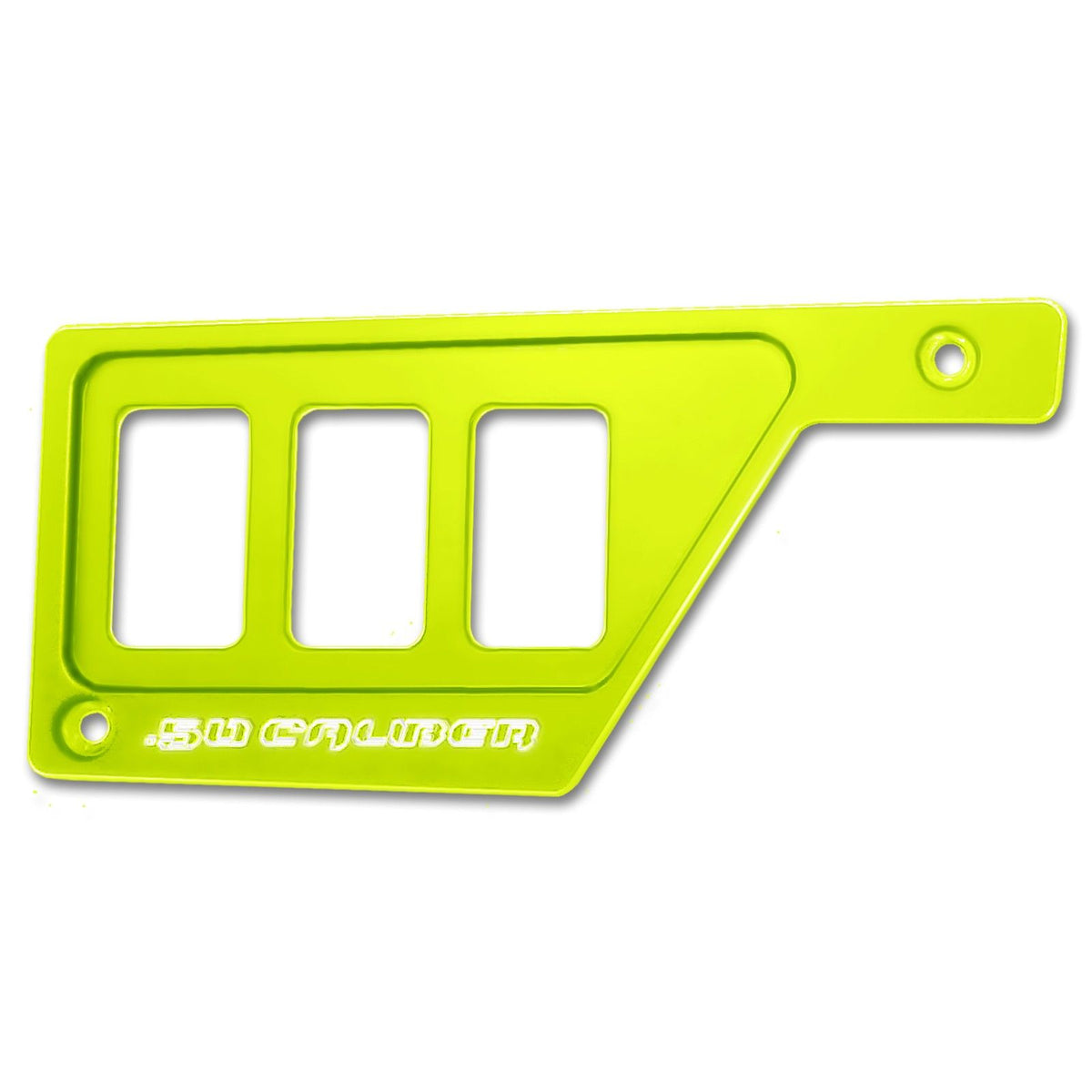 Lime Squeeze | 50 Caliber Racing Left Dash Panel with 3 Additional Switch Locations