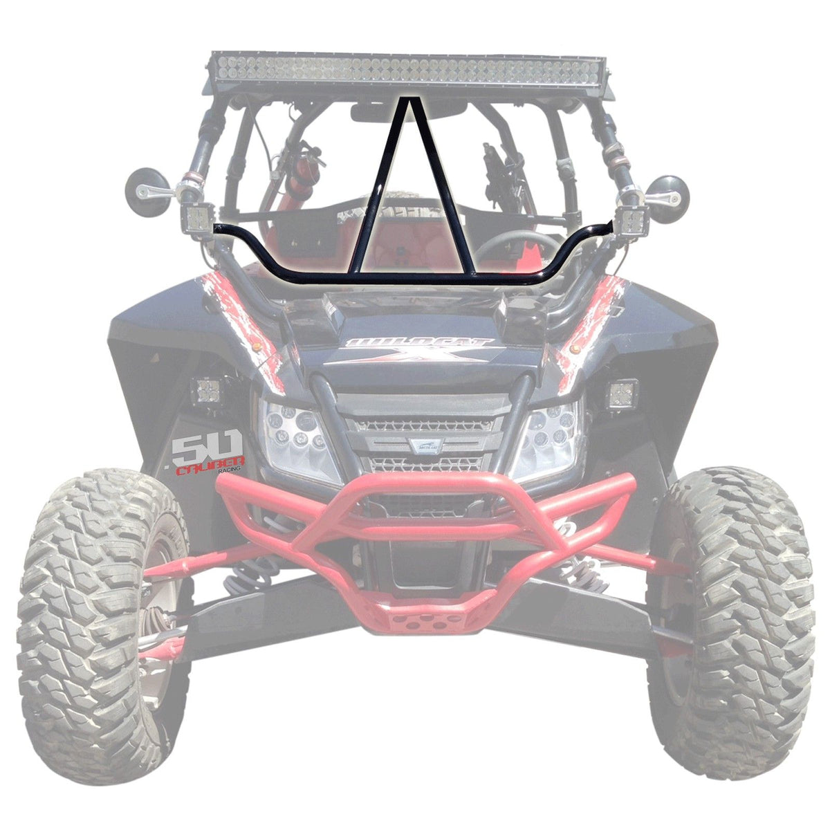 Dash Intrusion V- Bar for Arctic Cat Wildcat | Clamp-on Dash Intrusion V- Bar for Arctic Cat Wildcat