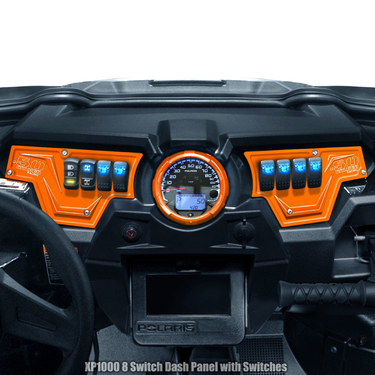 RZR Billet Dash Switch Panel Kit 8 Hole
