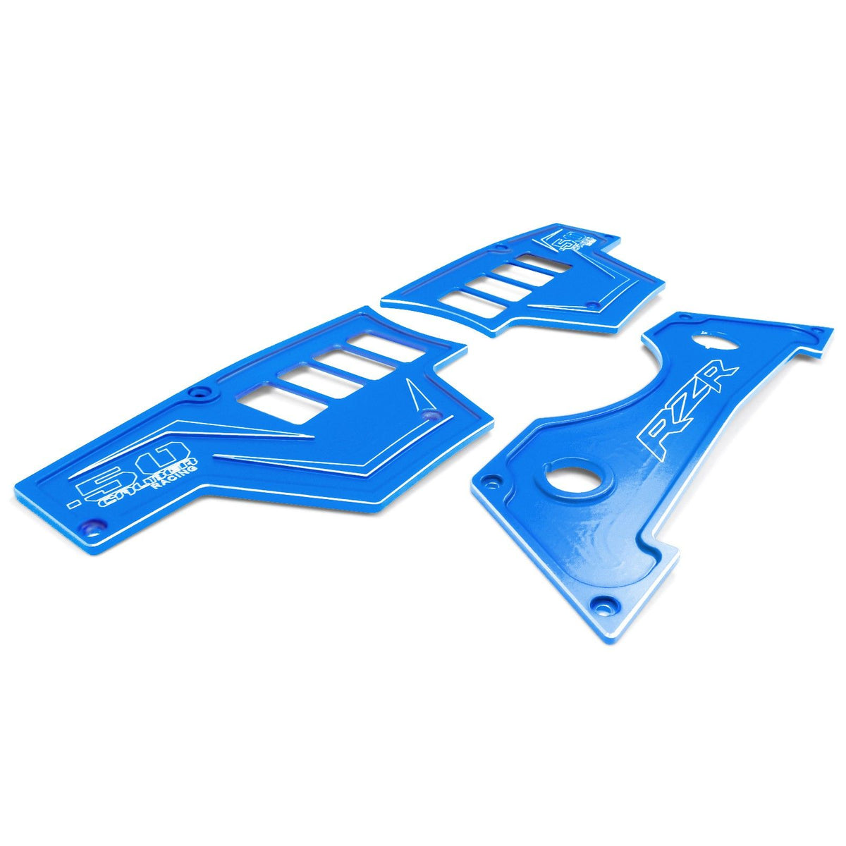 Voodoo Blue | RZR Billet Dash Switch Panel Kit 8 Hole