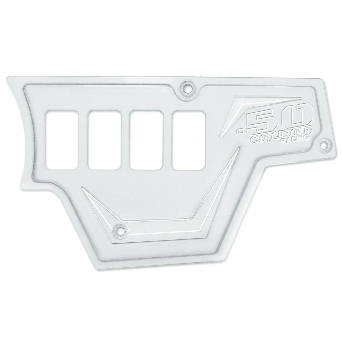 White | RZR Billet Dash Switch Panel Kit 8 Hole