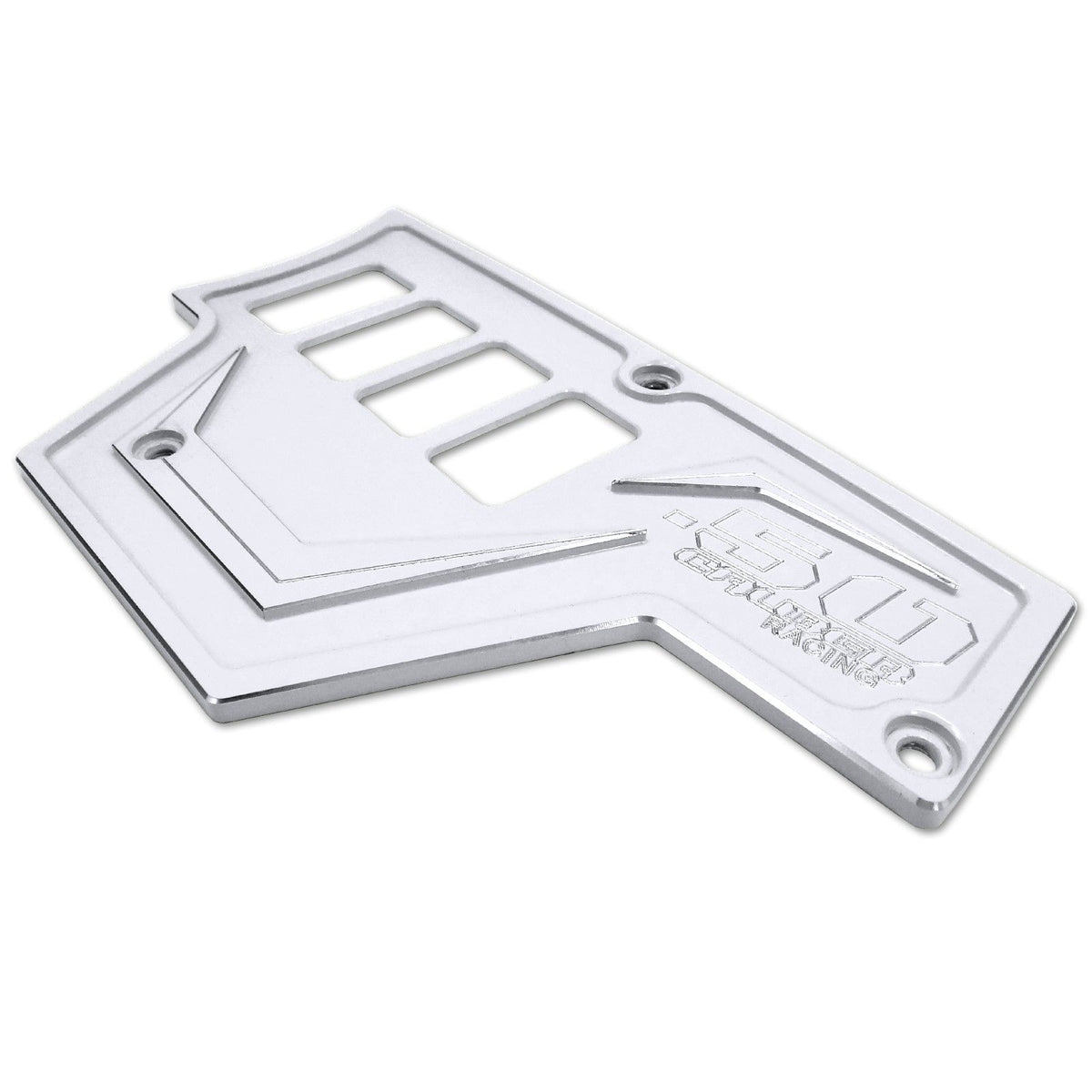 White | RZR Billet Dash Switch Panel Kit 8 Hole