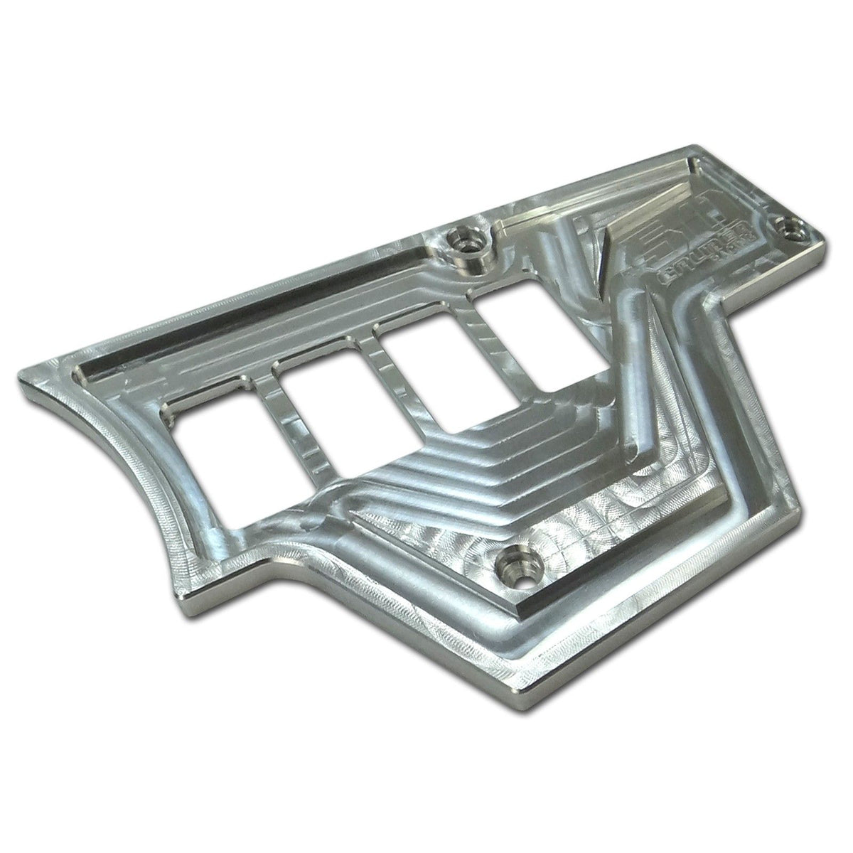 Raw Silver | RZR Billet Dash Switch Panel Kit 8 Hole