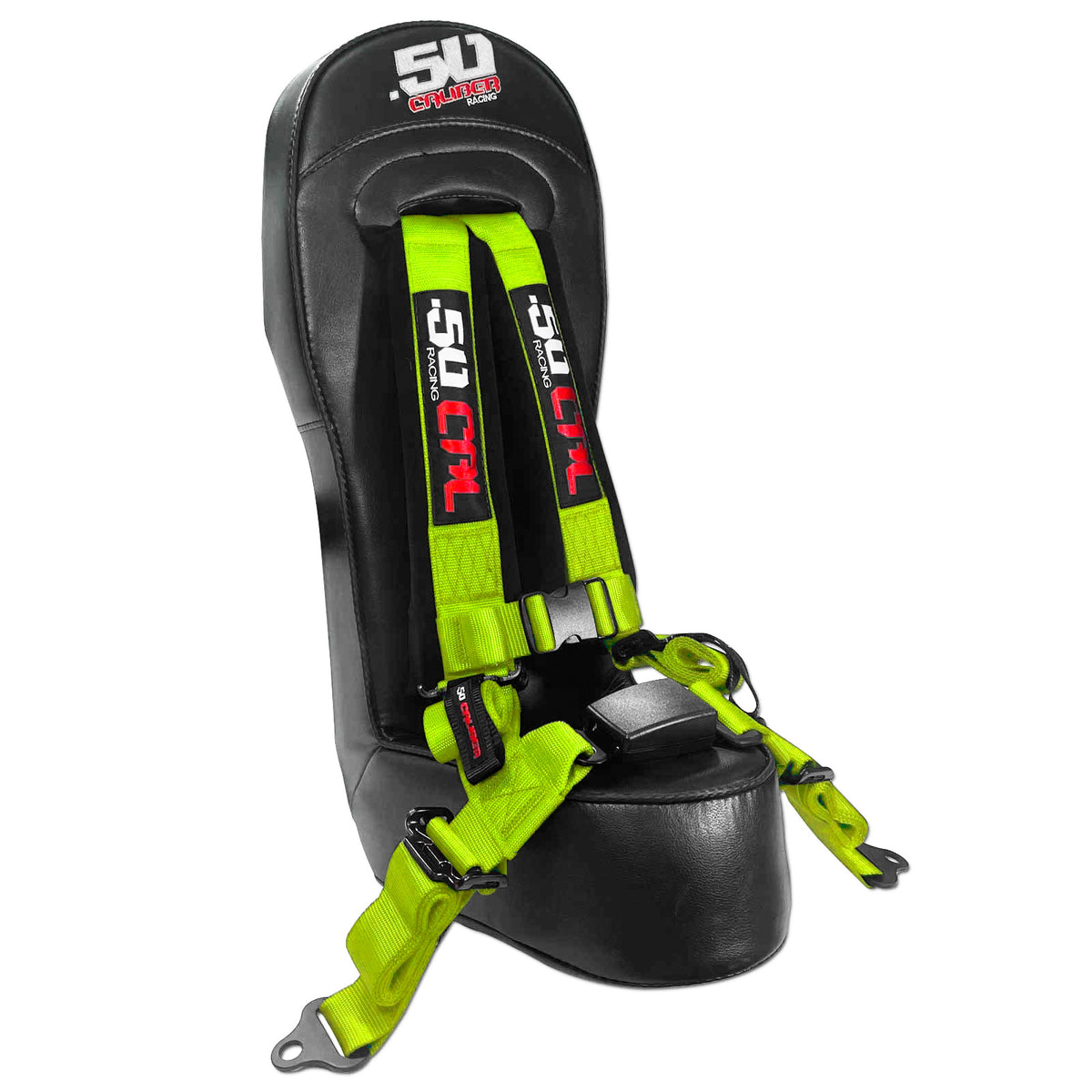 Fluorescent Green | Bump Seat with Harness for Can-Am Maverick X3
