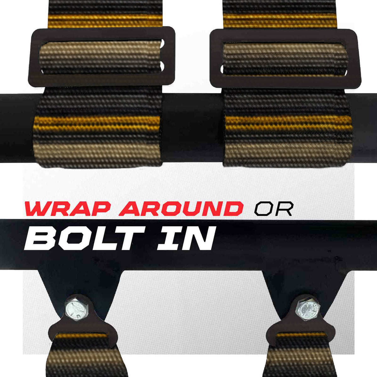 Sarape Tequila Gold | 50 Cal 4-Point UTV Harness Elite Camlock