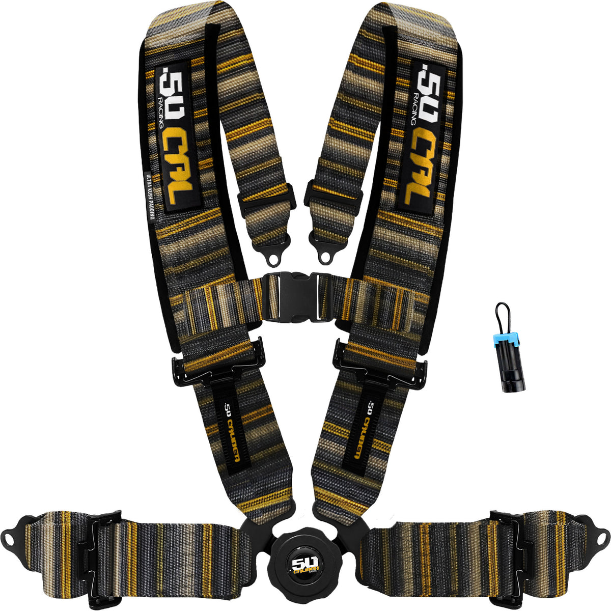 Sarape Tequila Gold | 50 Cal 4-Point UTV Harness Elite Camlock with Bypass for Can-Am or Polaris UTVs