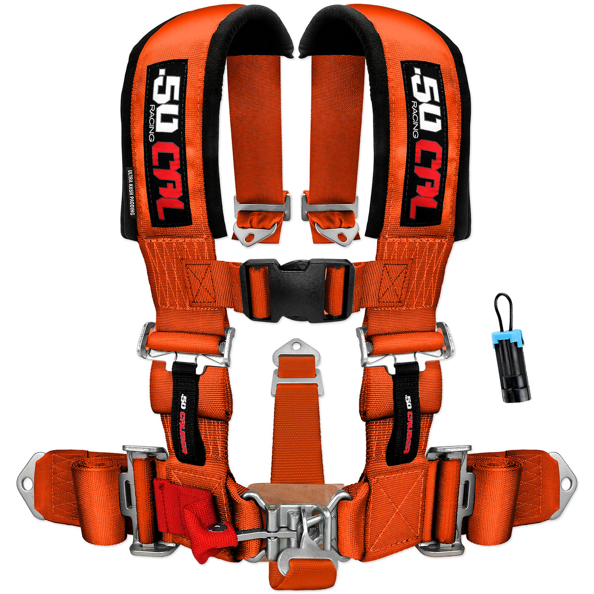 Blaze Orange | Orange | 5 Point UTV Harness Pro Series Race Latch