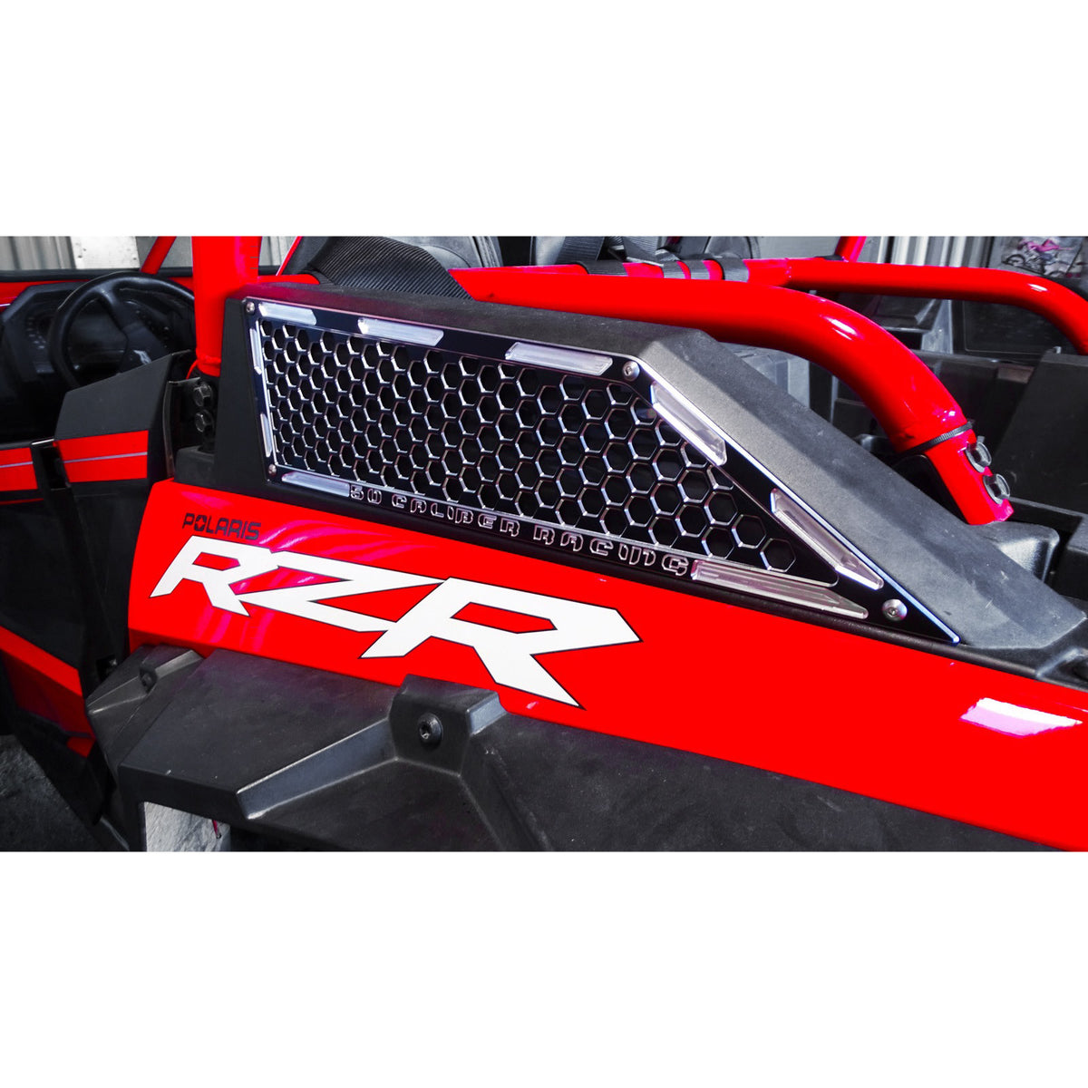 Black | Billet Air Intake Grille Bezels for RZR XP Turbo