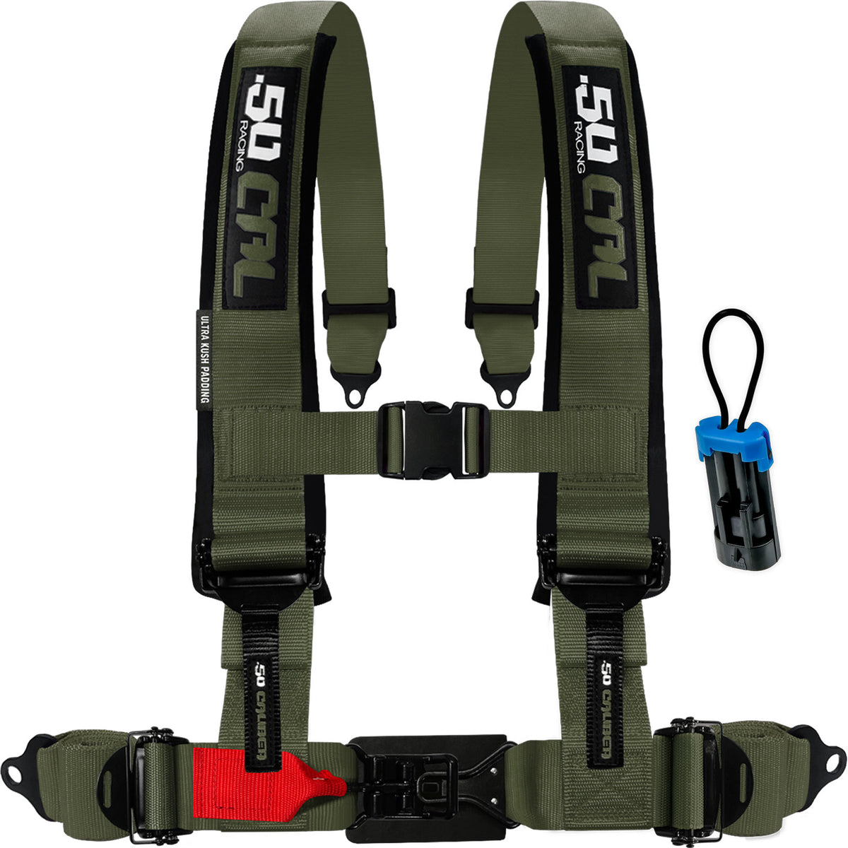Recon Green | 4 Point UTV Harness Elite Series Race Latch