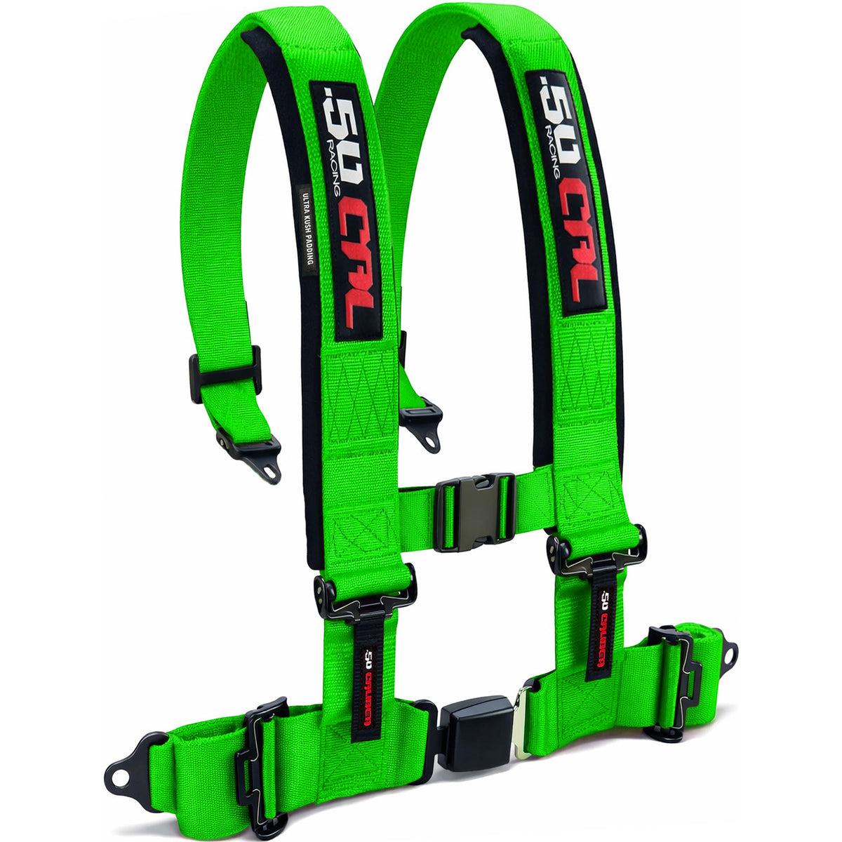 Venom Green | Rear Bump Seat with Harness for RZR PRO 4 XP / PRO 4 R / TURBO R 4