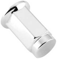 3/8 x 24 Flat Lug Nuts - Polaris RZR & Sportsman | 50 Caliber Racing Chrome 3/8" x 24 Flat Base Lug Nuts for ATV / UTV wheels