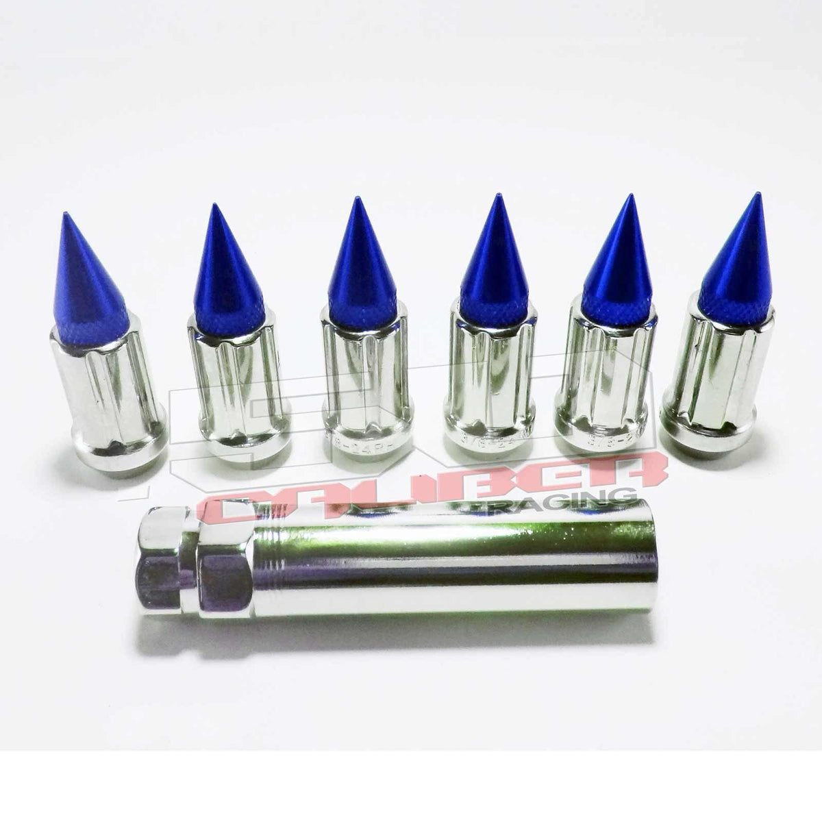 12x1.25 Spline Spike Lug Nuts - Teryx YXZ1000R | Tapered Splined Lug Nuts Chrome with Removable Spike - 12 x 1.25mm Thread Pitch