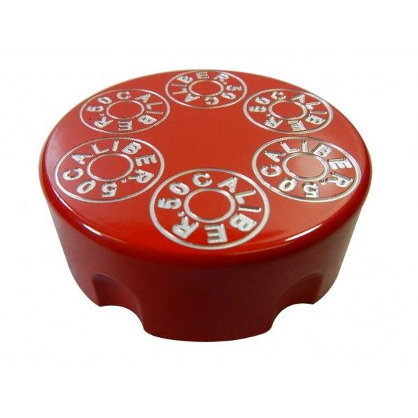 Red | CNC Machined 50 Caliber Racing Six Shooter Gas Cap - Arctic Cat / Textron Wildcat