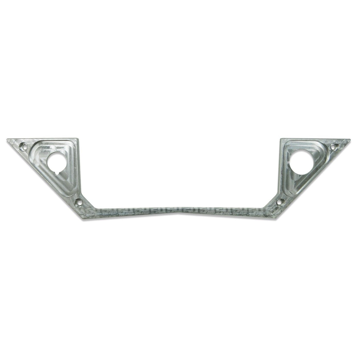 Raw Silver | Polaris Ride Command Center Dash Panel - Raw Machined Aluminum