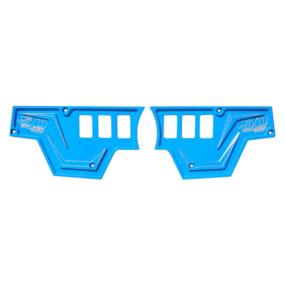 Voodoo Blue | Voodoo Blue 6061 CNC Billet 6 Switch Dash Panel for RZR XP1000 - 2 Piece Kit