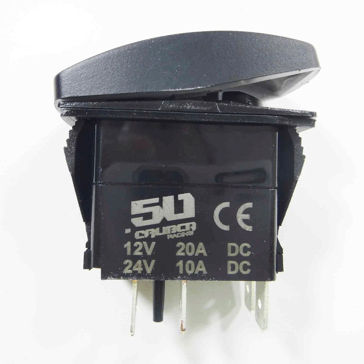 Whip Light - 12V On/Off Rocker Switch - Sexy Design | On/Off Rocker Switch Laser Etched Design Waterproof with LED Illumination - Wiring Diagram