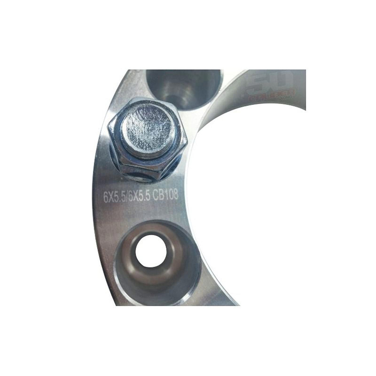 Wheel Spacer 6 x 5.5 Inch (6 x 139.7 mm) 14mm Studs | 50 Caliber Racing - 6 x 5.5 Inch (6 x 139.7 metric) Wheel Spacer with 14mm Studs