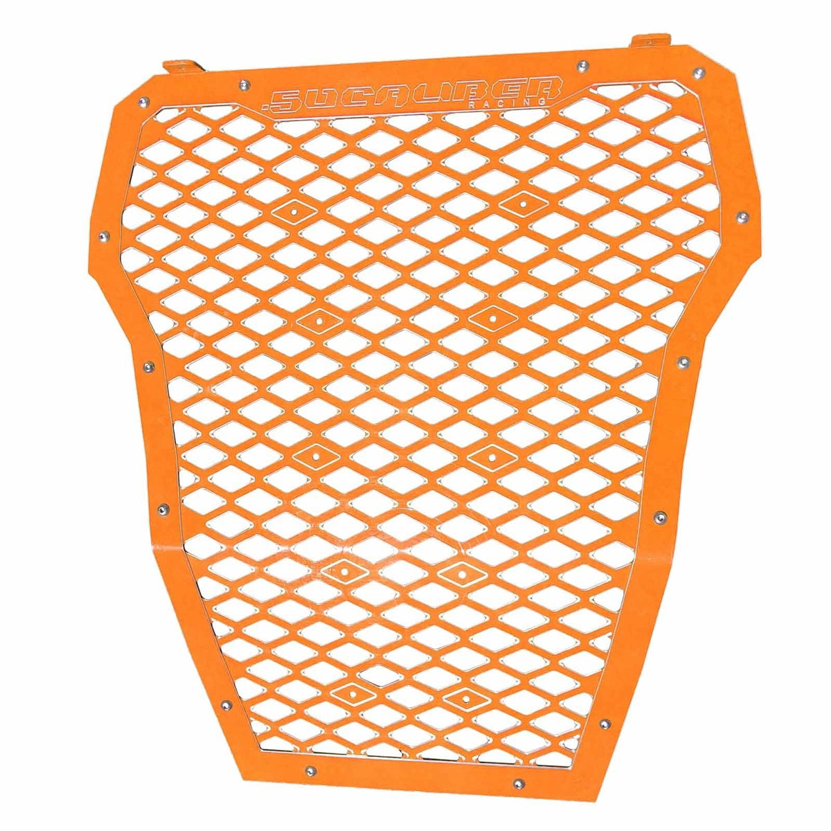 Orange | Custom Billet Grille RZR XP Turbo 2017-2018 Orange Madness
