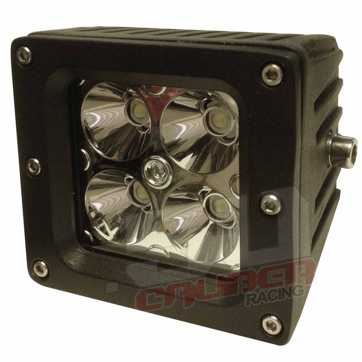2" LED Pod Light 12W Spot Beam | 50 Caliber Racing 2 inch LED pod light with spot beam