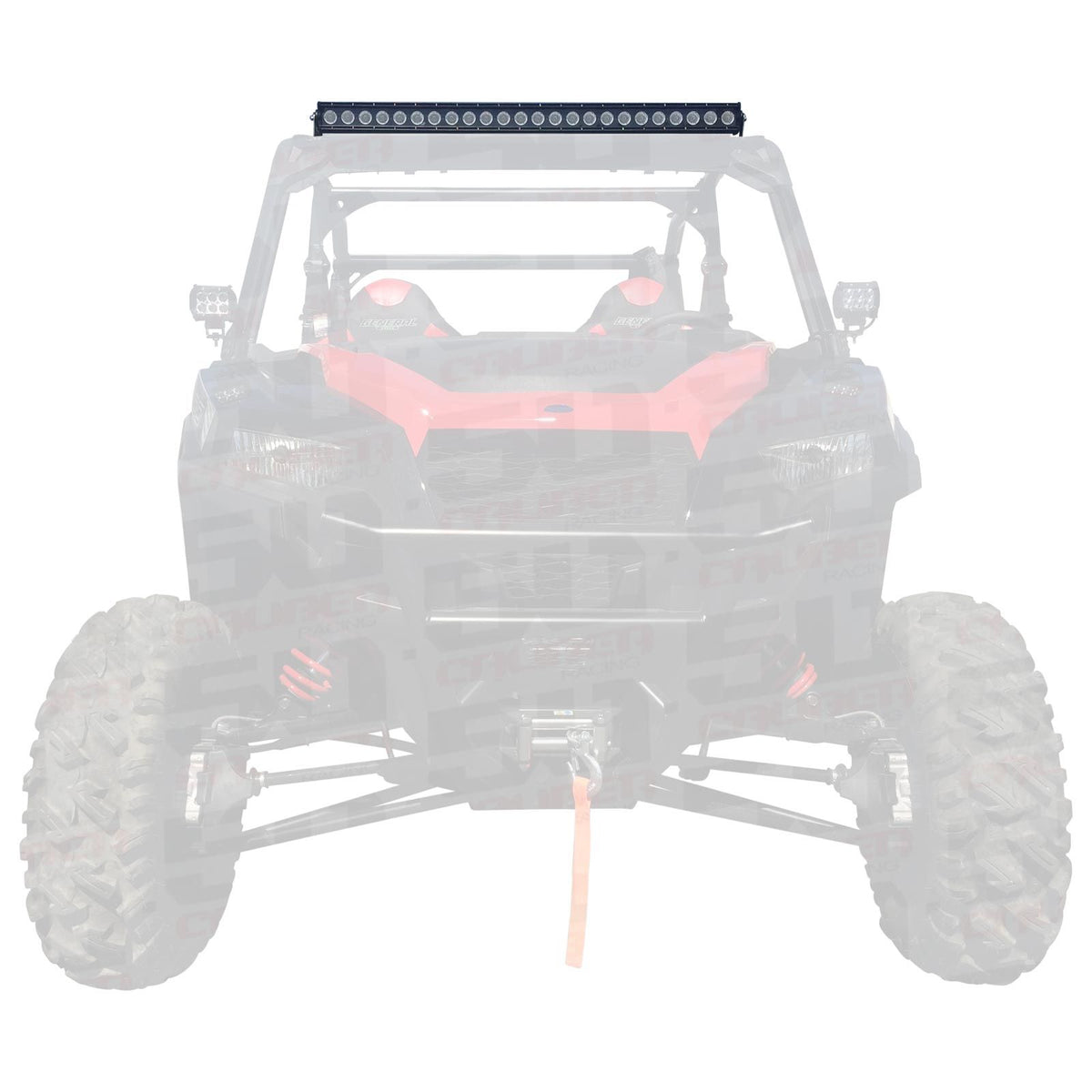 Polaris General LED Light Bar Brackets | Polaris General LED Light Bar Bracket Combo with 40 Inch Elite Series Light Bar Included