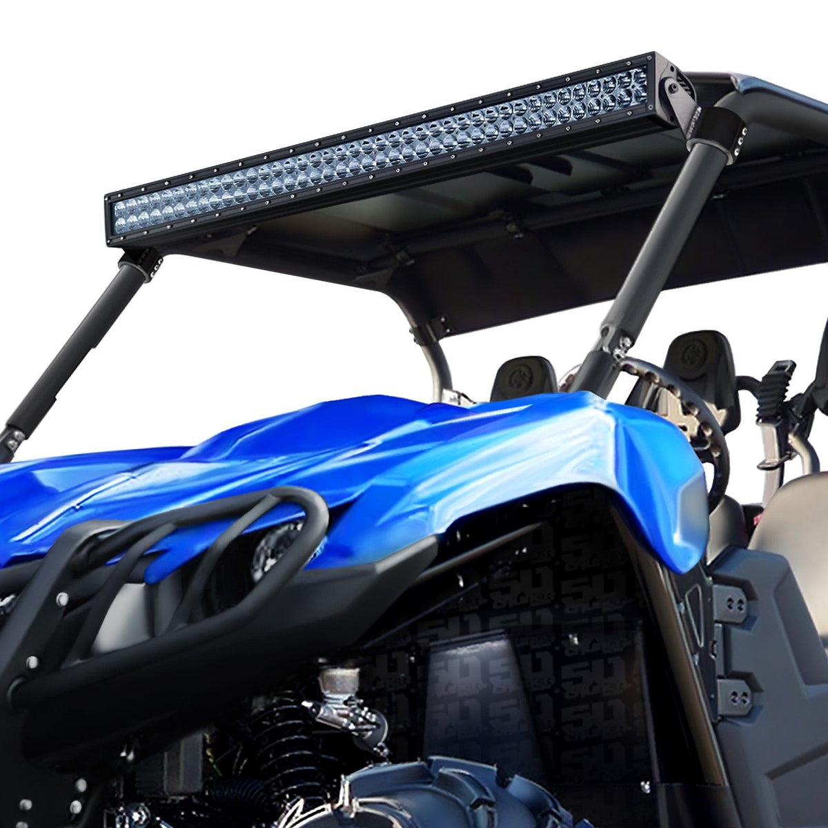 Yamaha Viking A Pillar Brackets for 50" LED Light Bar | 50 Caliber Racing LED Light Bar Mounting Brackets for Yamaha Viking UTVs