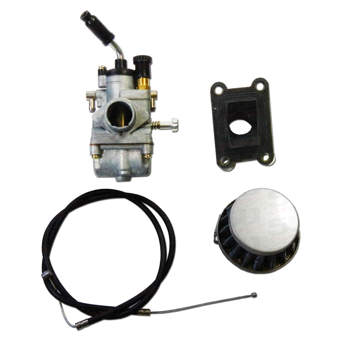 Carburetor and Intake Kit KTM 50 Pit Bikes | 50 Caliber Racing Complete Replacement Carburetor and Intake Kit for KTM 50cc Pit Bikes 2002-2019