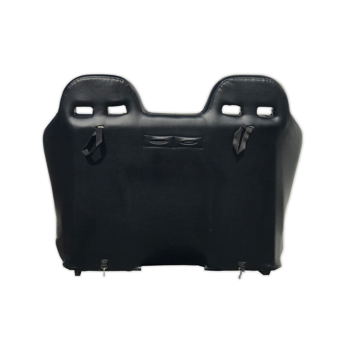 XP1000 Rear Bench Seat with Carbon Fiber Look | Rear Bench Seat with Carbon Fiber Look for RZR4 XP1000 & Turbo Rear Seat Back with Quick Release Straps