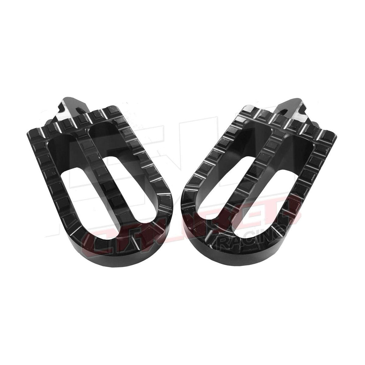 Oversized Foot Pegs Honda 50 Pit Bikes | 50 Caliber Racing Oversized Foot Pegs For Honda Pit Bikes Z50 CRF50 XR50 CRF70 XR70 Black Finish