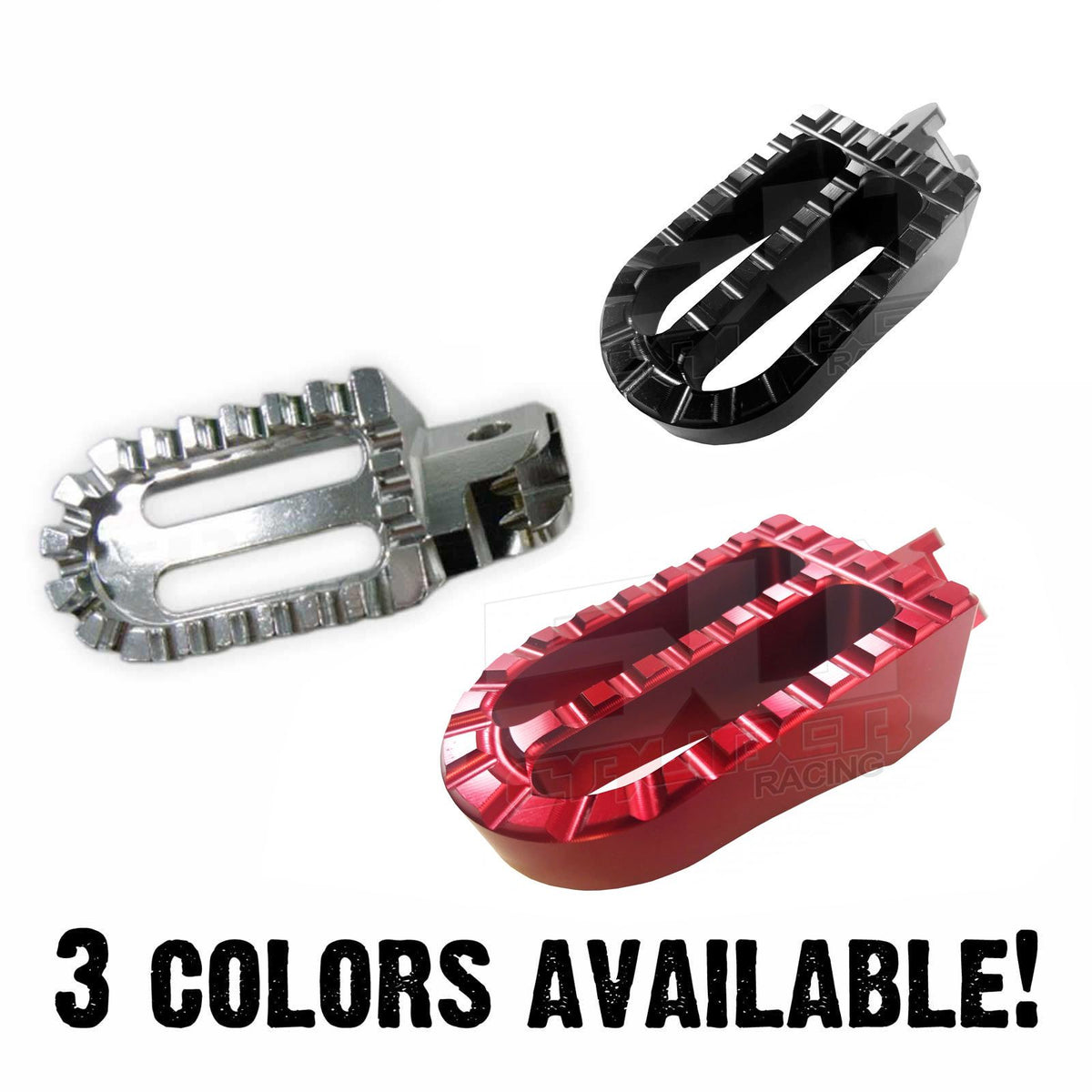 Oversized Foot Pegs Honda 50 Pit Bikes | 50 Caliber Racing Oversized Foot Pegs For Honda Pit Bikes Z50 CRF50 XR50 CRF70 XR70