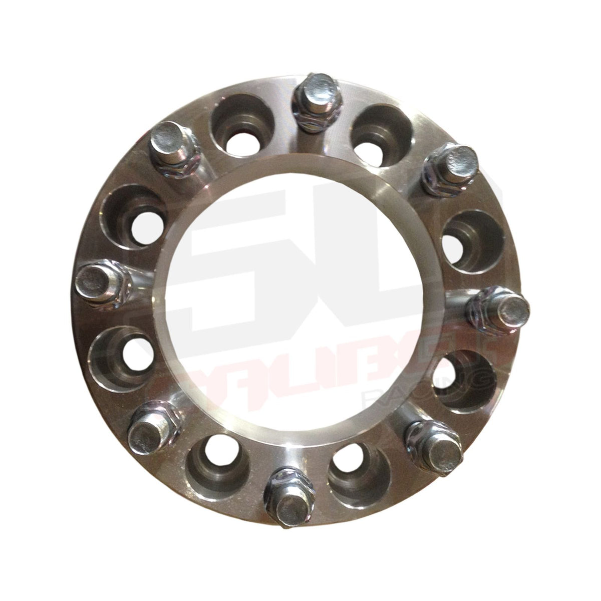 | 50 Caliber Racing Billet Aluminum Wheel Spacers - 8x170mm Bolt Pattern, 14x2.0 Studs - for Ford F250, F350 Super Duty Pickups
