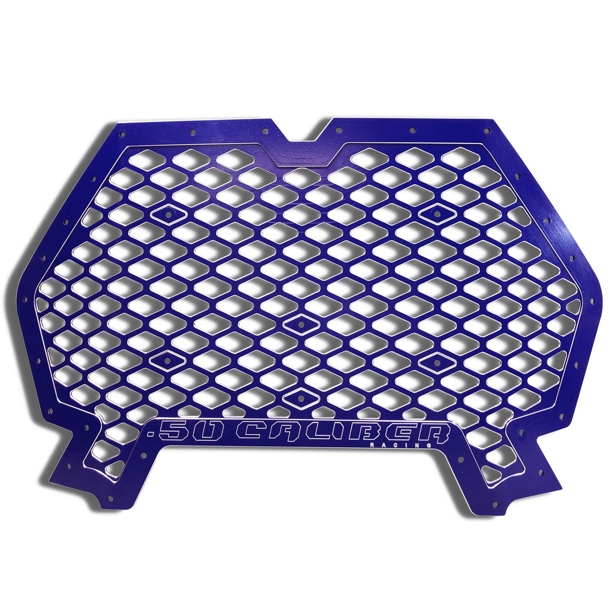 Blue | Billet Grille with Bumper Notch RZR XP 1000 / Turbo / S 2019+ Blue Powdercoat Finish