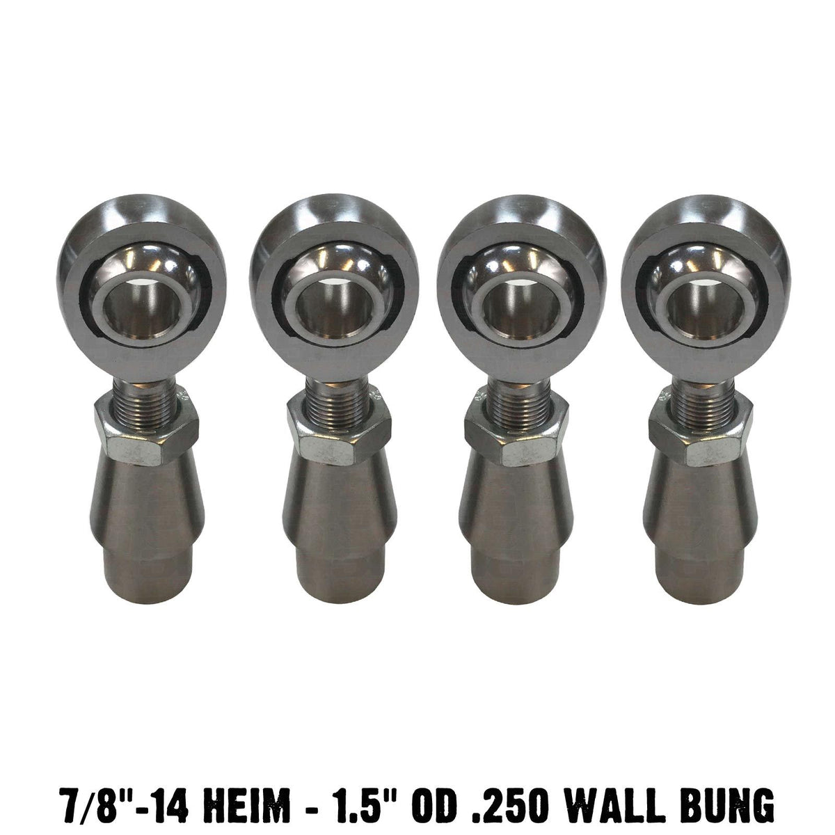 | 7/8-14 Sway Bar Link Rod End Kit - 1.5" OD .250 Wall Round Tubing - NO Spacers