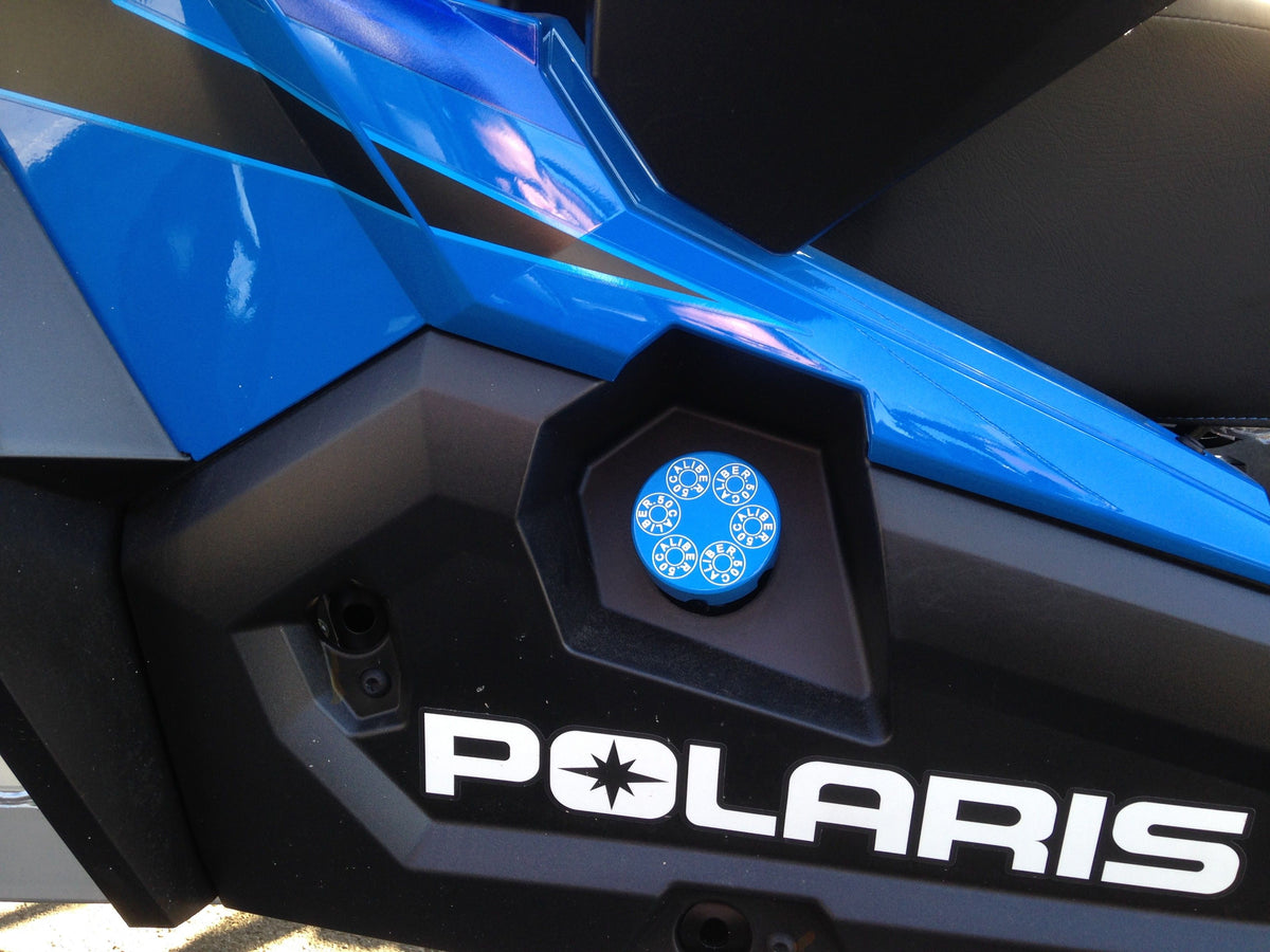 Voodoo Blue | CNC Machined 50 Caliber Racing Six Shooter Gas Cap - Polaris UTV and ATV models VOODOO BLUE