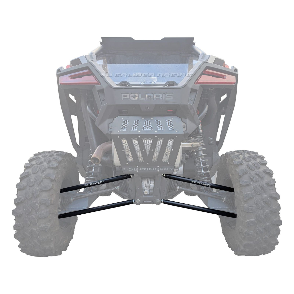 Black | Heavy Duty Billet Radius Rods - Polaris RZR Pro XP | 50 Caliber Racing Heavy Duty Radius Rod Kit for 2020 RZR PRO XP - Black Powdercoat Finish | Cover Image