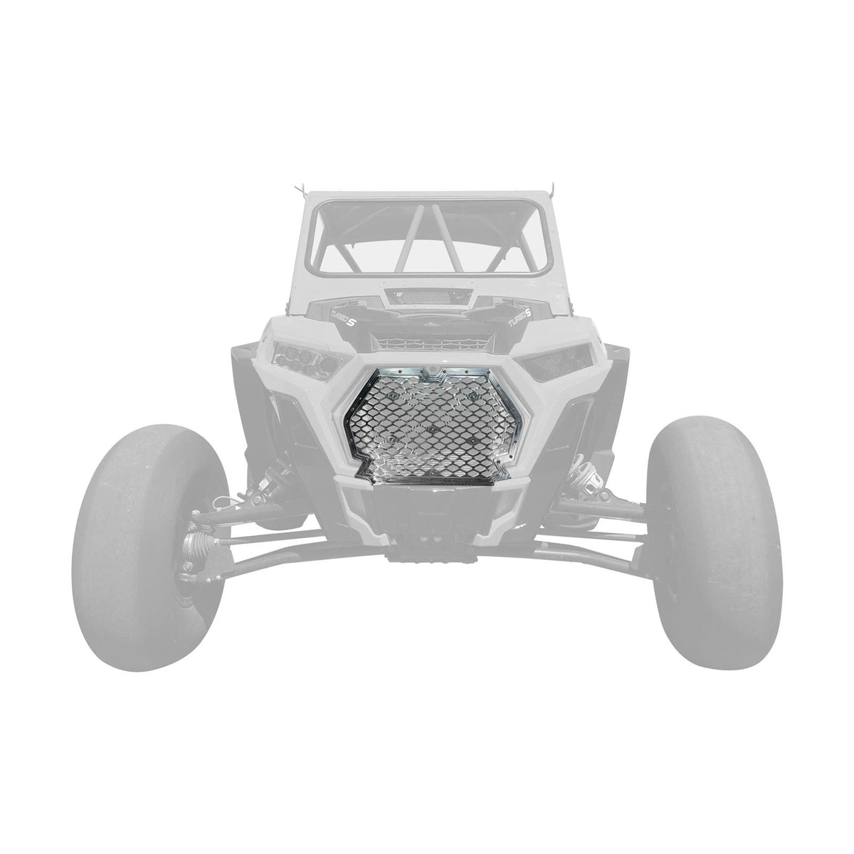 Raw Silver | Custom Billet Grille RZR XP1000 / XP Turbo / S 2019 - Raw Silver with no finish