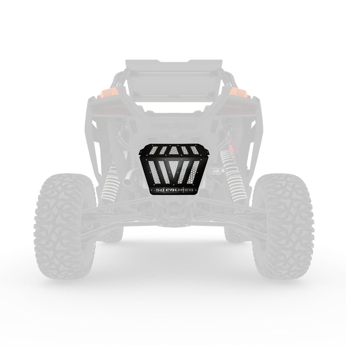 Turbo R Heat Shield Exhaust Cover | RZR Turbo R Vented Exhaust Cover - Replaces stock plastic muffler cover
